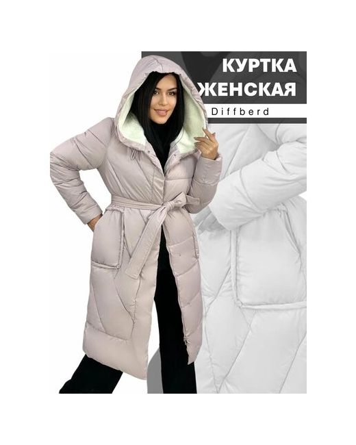 Diffberd куртка зимняя силуэт полуприлегающий карманы размер 46