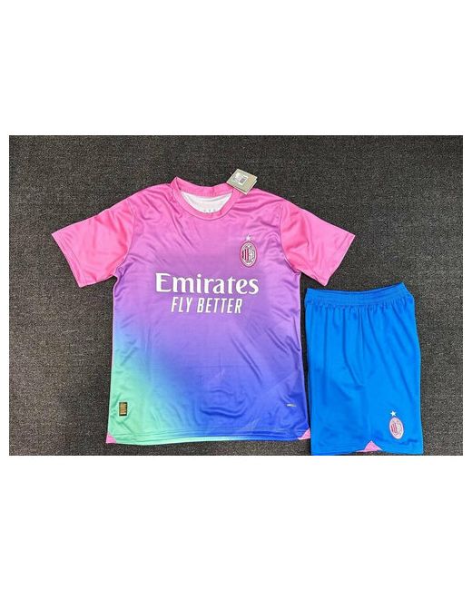 Спорт Стиль Форма футбольная футболка и шорты размер розовый