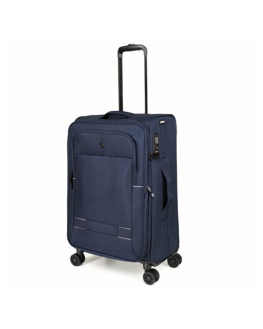Torber Умный чемодан T1901M-Blue текстиль нейлон увеличение объема адресная бирка 56 л размер
