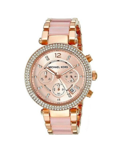 Michael Kors Наручные часы Розовые Часы Parker