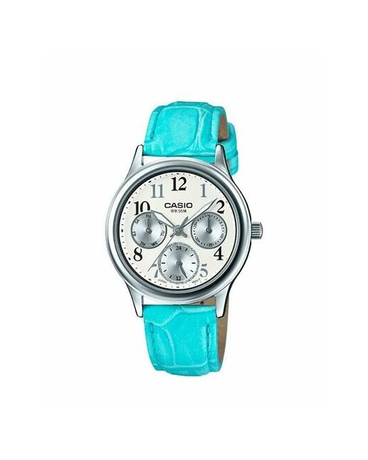 Casio Наручные часы Часы LTP-E306L-7BVDF голубой серебряный