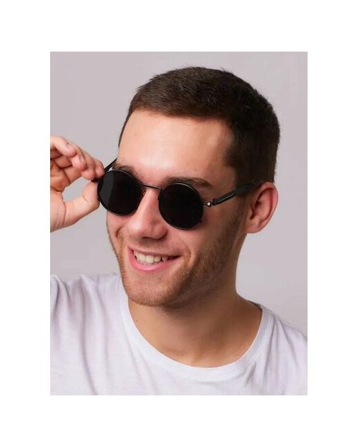 Arthur Bark Солнцезащитные очки круглые оправа пластик поляризационные с защитой от УФ