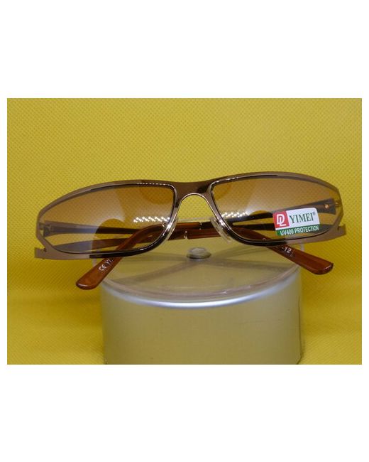 Yimei Солнцезащитные очки 5619 узкие оправа металл с защитой от УФ