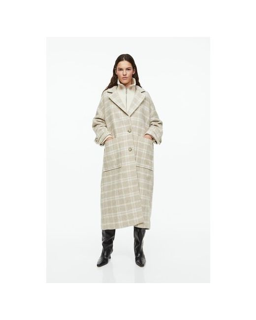 H & M Пальто шерсть удлиненное размер