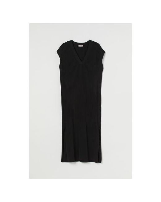 H & M Платье-лапша повседневное прилегающее миди размер