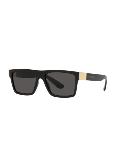 Dolce & Gabbana Солнцезащитные очки прямоугольные оправа с защитой от УФ для