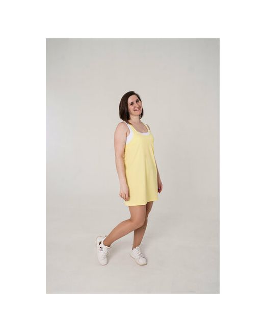 Nobrand Платье в спортивном стиле трапециевидный силуэт мини размер 48/50