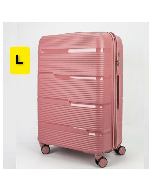 Impreza Чемодан чемодан пудровый увеличение объема жесткое дно 108 л размер