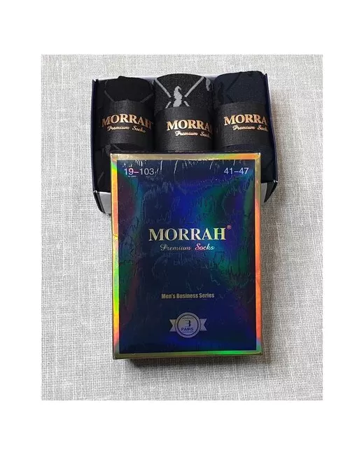 Morrah носки 3 пары антибактериальные свойства подарочная упаковка ароматизированные размер 41-47 красный белый