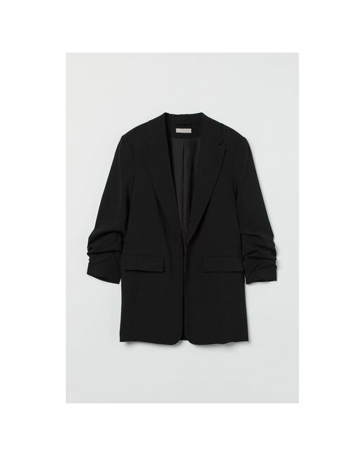 H & M Пиджак средней длины силуэт прямой подкладка размер