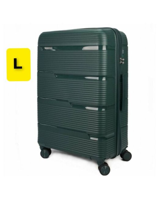Impreza Чемодан чемодан изумрудный увеличение объема жесткое дно 108 л размер зеленый