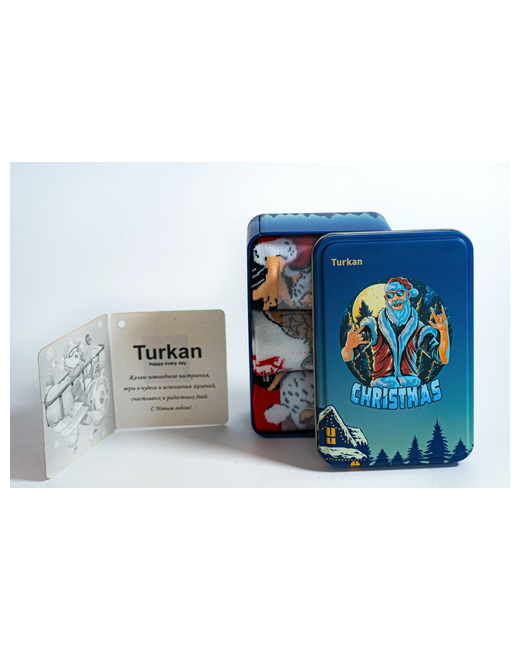 Turkan Носки унисекс 3 пары классические на 23 февраля подарочная упаковка Новый год фантазийные размер