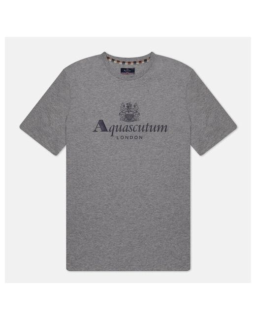 Aquascutum Футболка active big logo хлопок размер