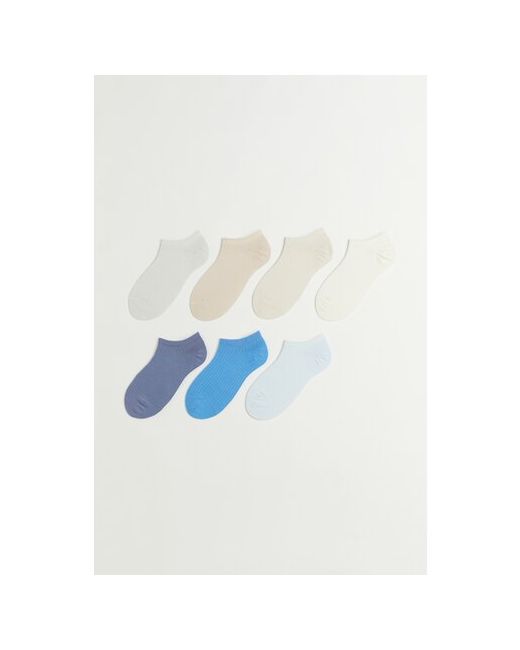 H & M носки укороченные 7 пар размер мультиколор