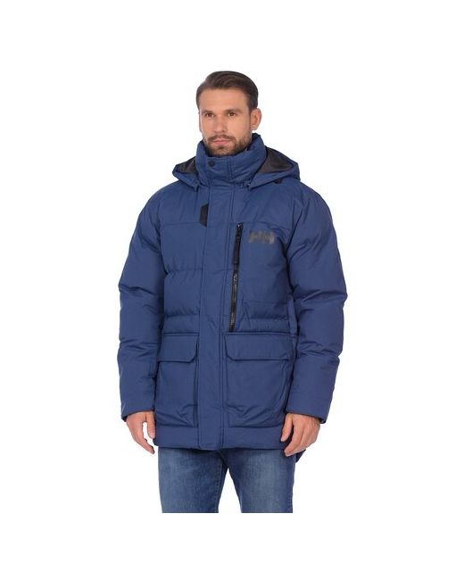 Helly Hansen куртка зимняя силуэт свободный утепленная карманы внутренний карман съемный капюшон манжеты размер