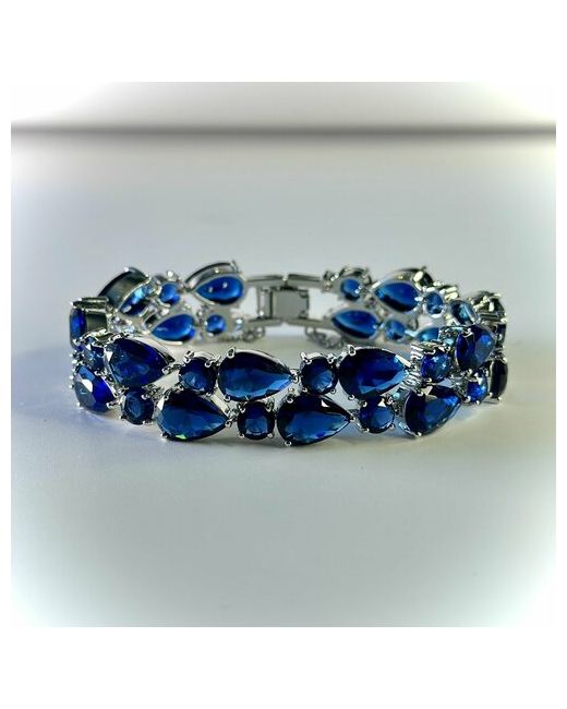 Rigant Браслет Из камней от бренда браслет с синими кристалламикамнями 20 см.