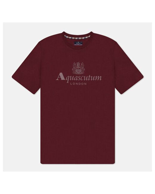 Aquascutum Футболка active big logo хлопок размер