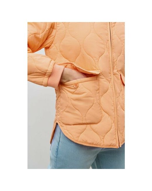 Baon куртка демисезон/лето средней длины силуэт свободный быстросохнущая карманы ветрозащитная водонепроницаемая утепленная без капюшона размер 46