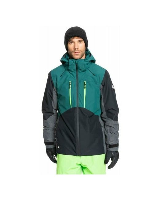 Quiksilver Куртка для сноубординга силуэт полуприлегающий карманы внутренние размер