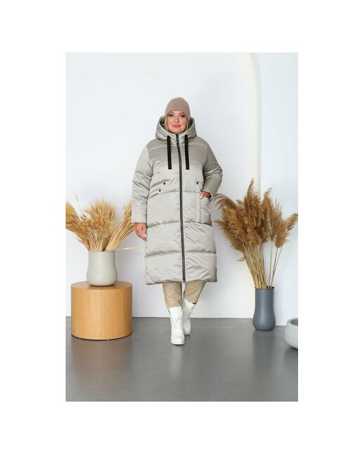 Karmelstyle куртка зимняя силуэт прямой размер 60