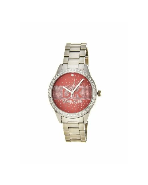 Daniel klein Наручные часы Часы наручные DK12697-5 Гарантия 1 год серебряный красный