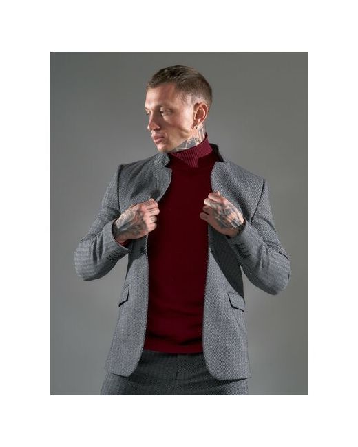 Melskos Костюм пиджак и брюки классический стиль полуприлегающий силуэт размер 48
