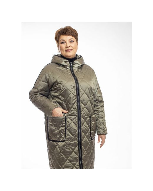 Modetta-style Пальто демисезонное силуэт свободный удлиненное размер 48