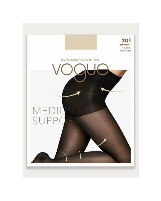 Vogue Колготки Support 20 den с шортиками матовые размер
