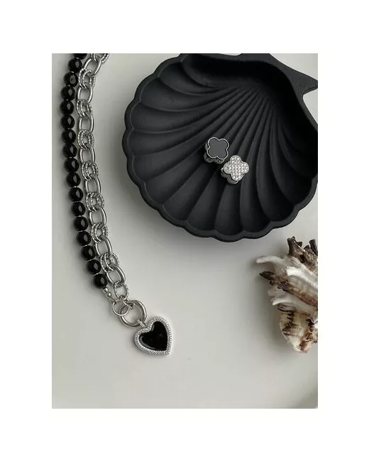Love_and_soul_jewelry Чокер ожерелье с цепью и подвеской Сердце