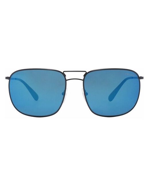 Prada Солнцезащитные очки авиаторы оправа зеркальные для черный
