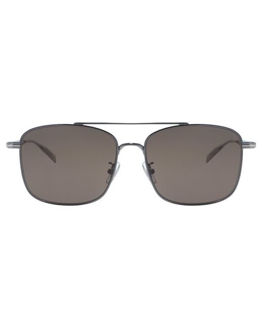 Mont Blanc Солнцезащитные очки авиаторы оправа с защитой от УФ серебряный