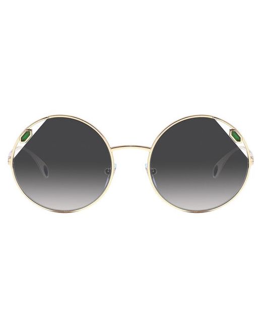 Bvlgari Солнцезащитные очки круглые оправа градиентные для золотой
