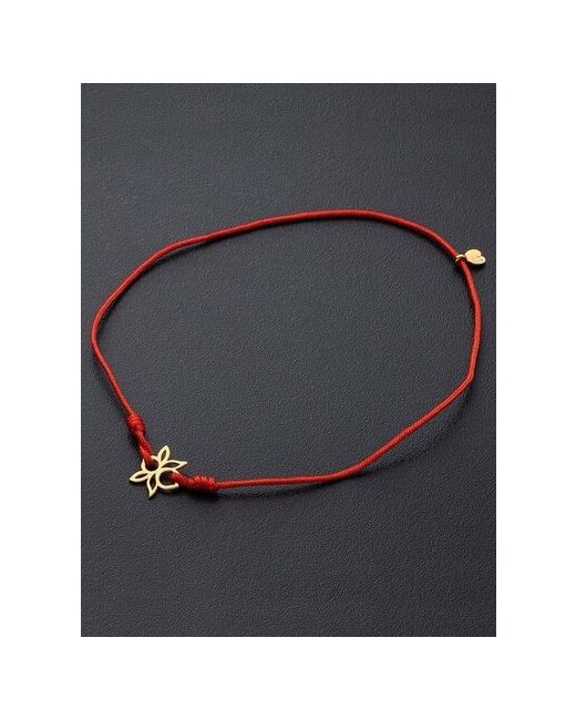 Ангельская925 Красная нить браслет на руку с серебряной подвеской Пчелка 500374klred