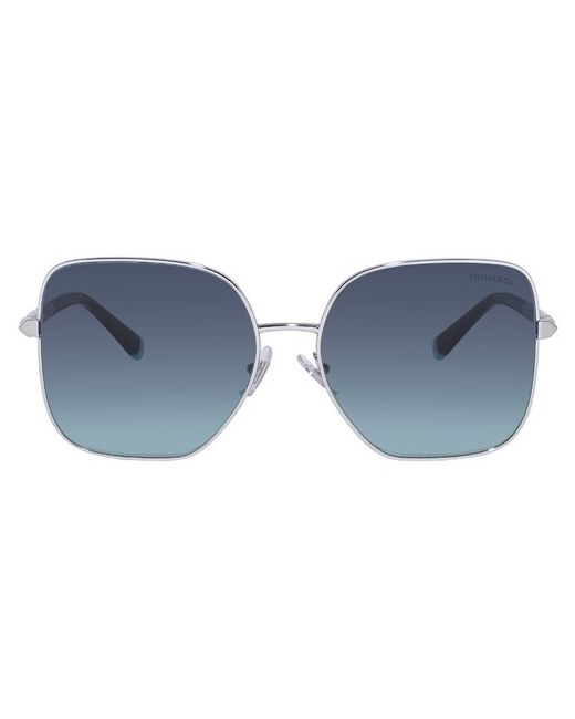 Tiffany Солнцезащитные очки квадратные оправа градиентные для бирюзовый