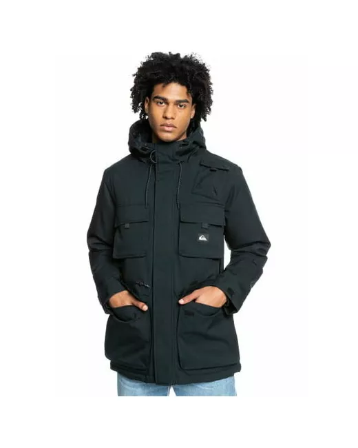 Quiksilver Куртка внутренние карманы регулируемый капюшон регулируемые манжеты несъемный водонепроницаемая размер