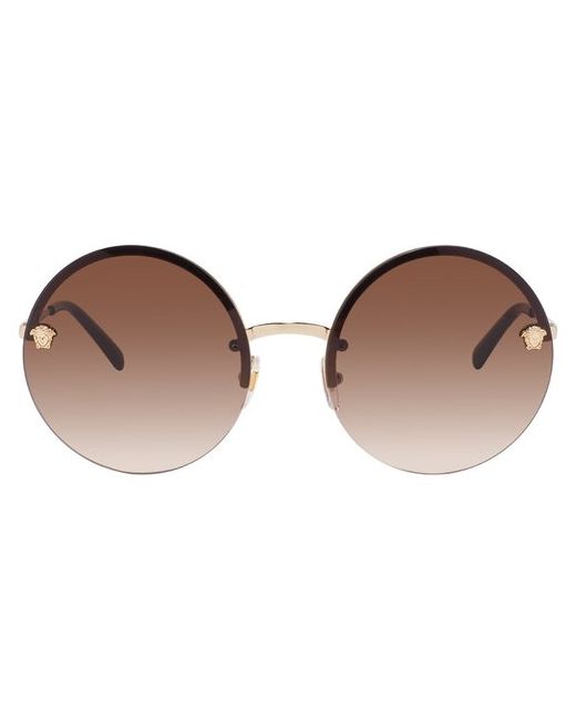 Versace Солнцезащитные очки круглые оправа градиентные для золотой