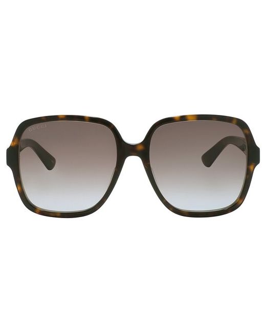 Gucci Солнцезащитные очки квадратные оправа градиентные для