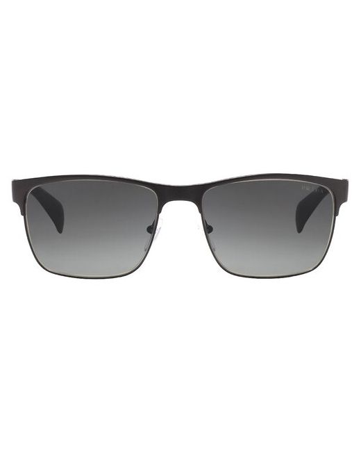 Prada Солнцезащитные очки прямоугольные оправа градиентные для черный