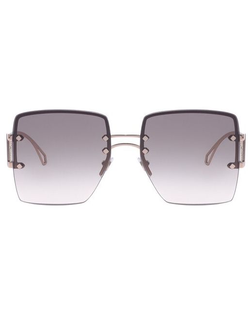 Bvlgari Солнцезащитные очки квадратные оправа с защитой от УФ градиентные для золотой