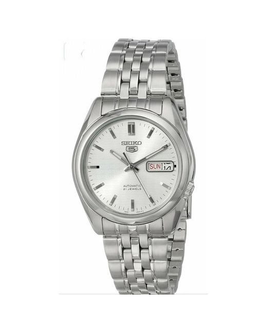 Orient Наручные часы Автоматические аналоговые Seiko 5 SNK355K1 21 камень нержавеющая сталь серый серебряный