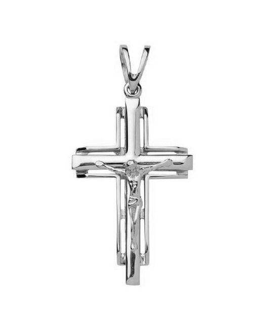 Золотник Подвеска крест из серебра 4326
