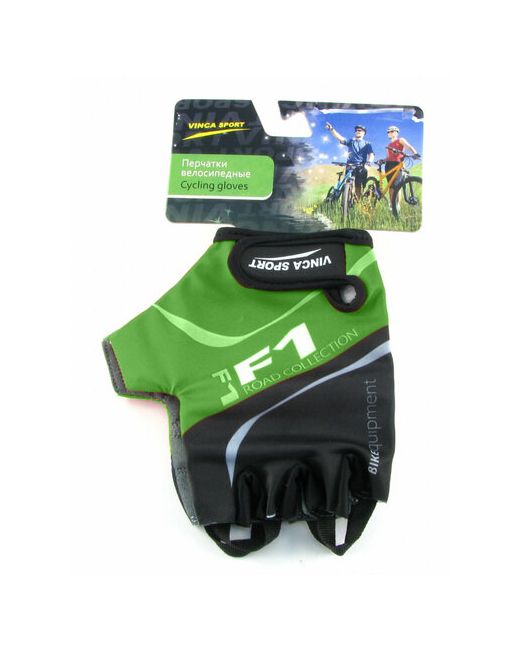 Vinca Sport Перчатки размер зеленый черный