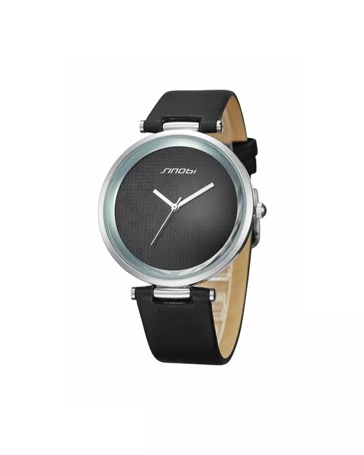 Sinobi Наручные часы Часы наручные кварцевые с кожаным ремешком 35 мм