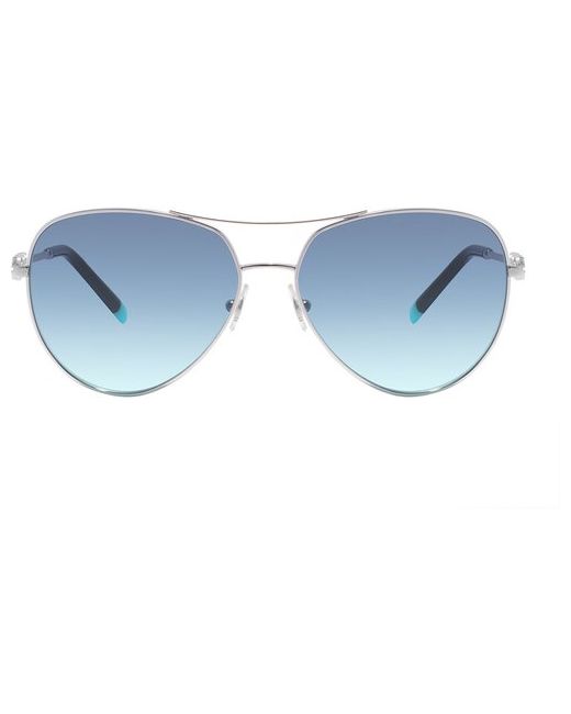 Tiffany Солнцезащитные очки авиаторы оправа градиентные для голубой