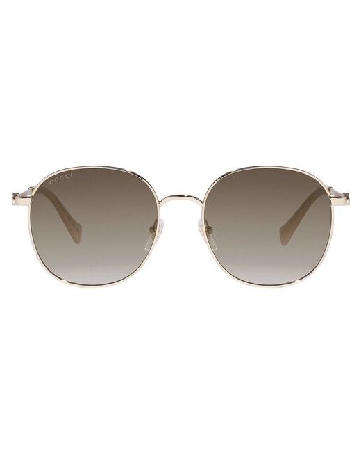 Gucci Солнцезащитные очки 1142S 002 круглые оправа с защитой от УФ для мультиколор