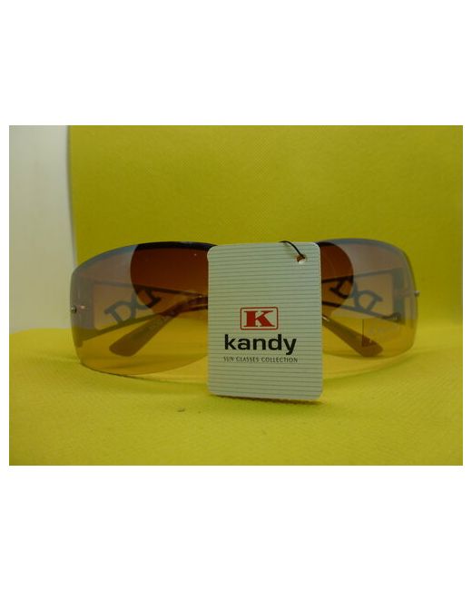 KKandy Солнцезащитные очки 2805522 овальные складные с защитой от УФ градиентные золотой