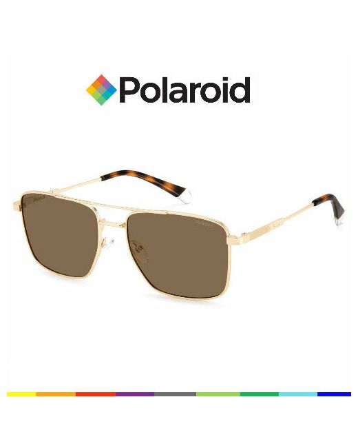 Polaroid Солнцезащитные очки PLD4134SXAOZ авиаторы оправа поляризационные устойчивые к появлению царапин с защитой от УФ для