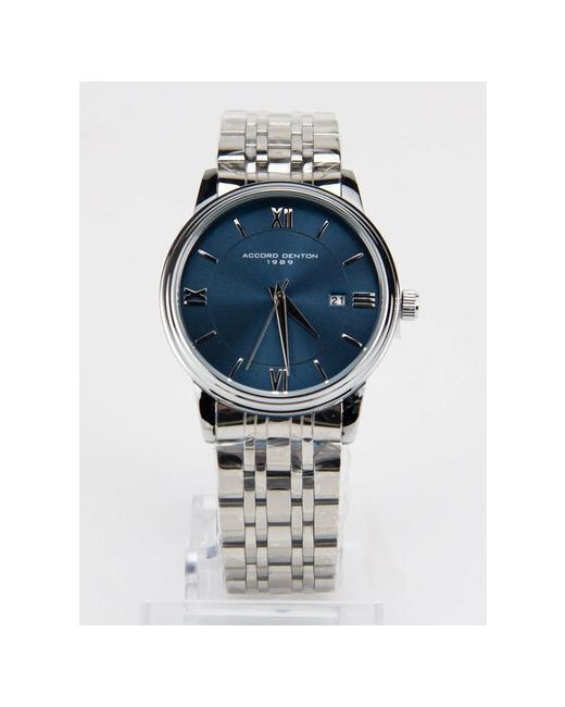 Accord Denton Наручные часы Кварцевые наручные черные синий серебряный