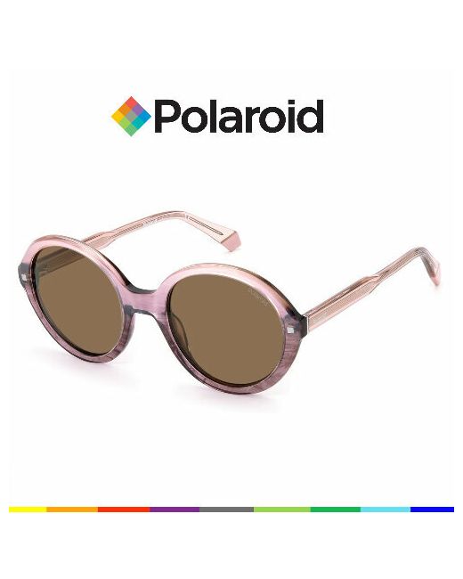 Polaroid Солнцезащитные очки PLD4114SX5KC круглые оправа устойчивые к появлению царапин поляризационные с защитой от УФ для