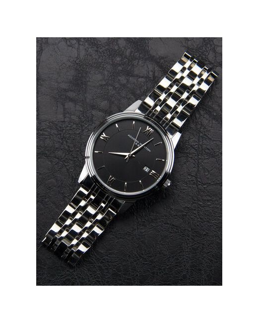Accord Denton Наручные часы Кварцевые наручные черные серебряный черный